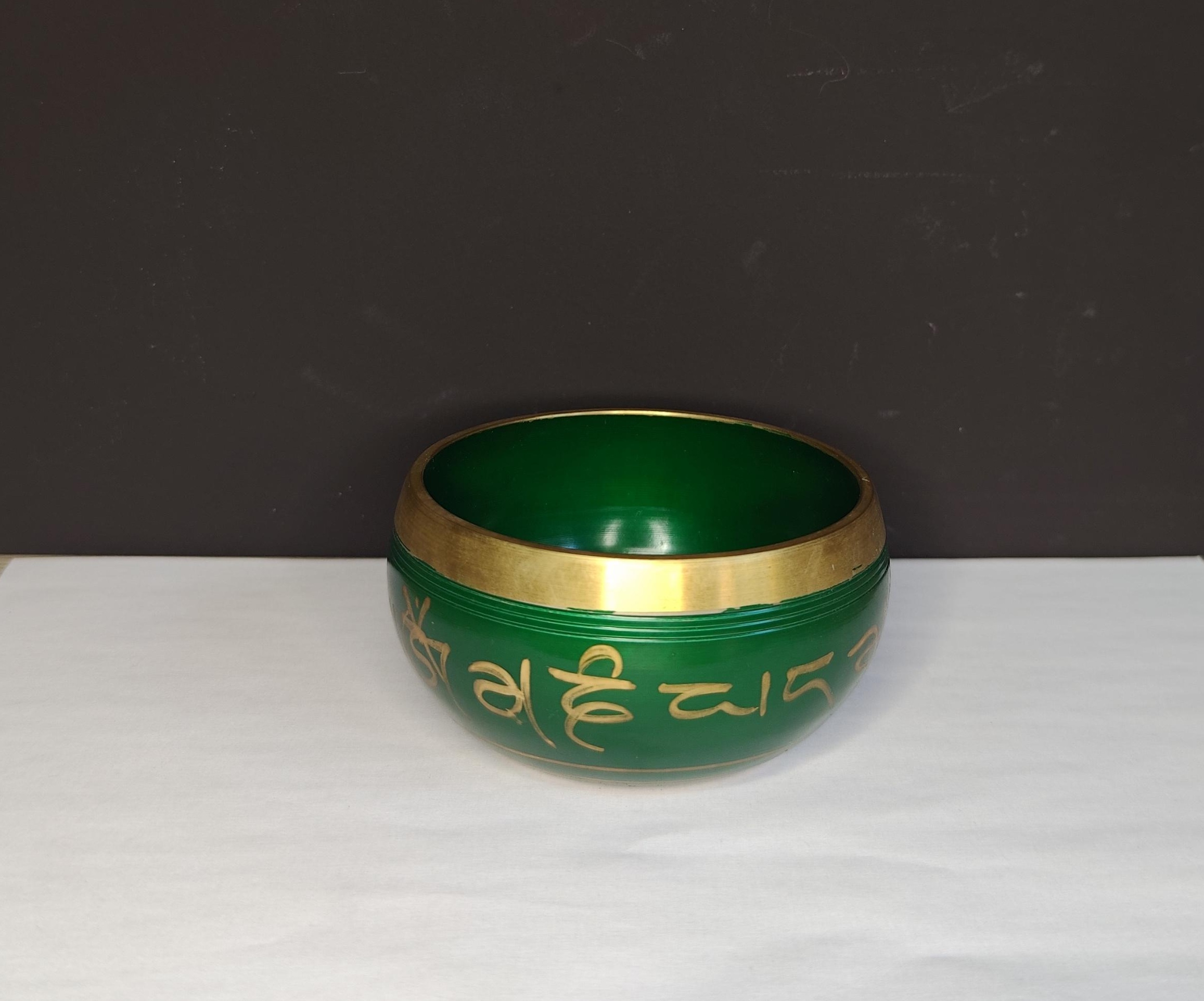 Cuenco Tibetano - Verde - Imagen 5